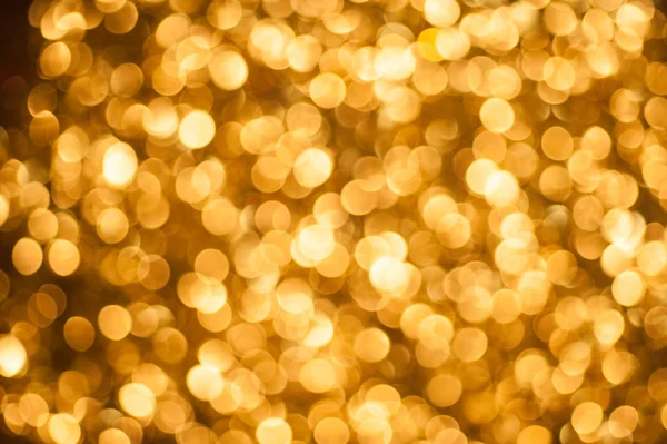 Golden glitter abstract boken background — Stock Photo, Image