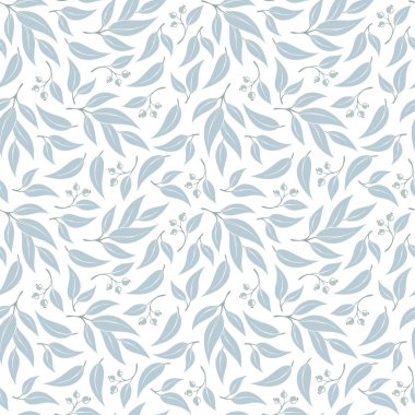 Sorunsuz okaliptüs yaprağı deseni.