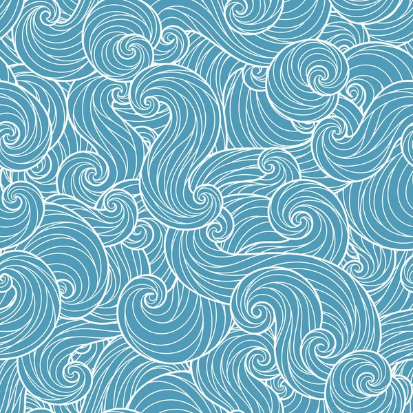 Бесшовный абстрактный рисунок волн — стоковый вектор