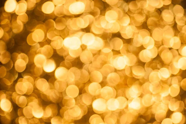 Golden glitter abstract boken background — Stock Photo, Image