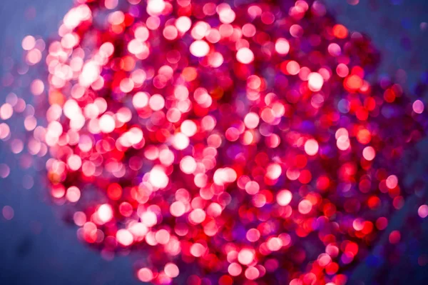 Red glitter abstract boken background — Stock Photo, Image