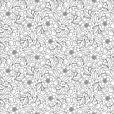 Doodle tarzı sorunsuz arka plan.