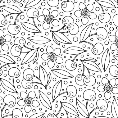 Doodle tarzı sorunsuz arka plan.