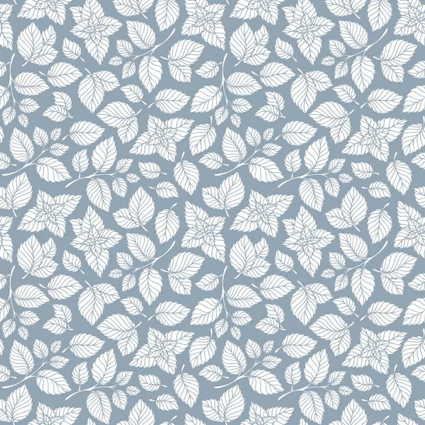 Elle çizilmiş vektör seamless modeli ile nane yaprakları
