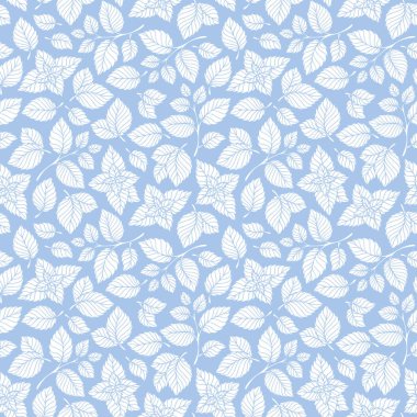 Elle çizilmiş vektör seamless modeli ile nane yaprakları