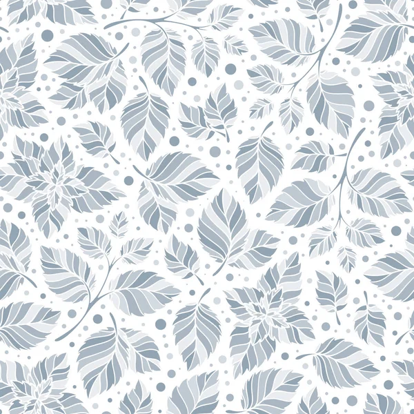 Elle çizilmiş vektör seamless modeli ile nane yaprakları