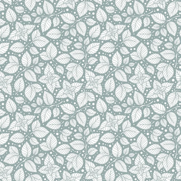 Elle çizilmiş vektör seamless modeli ile nane yaprakları