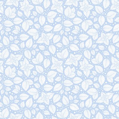 Elle çizilmiş vektör seamless modeli ile nane yaprakları