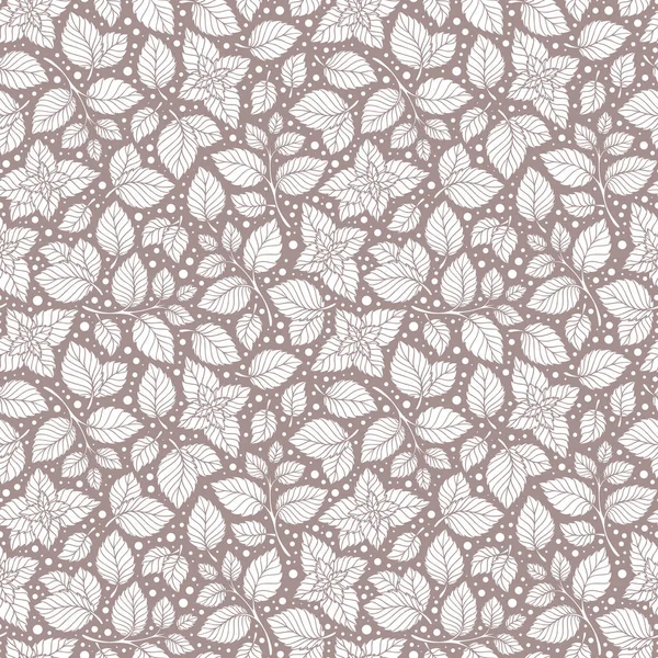 Elle çizilmiş vektör seamless modeli ile nane yaprakları