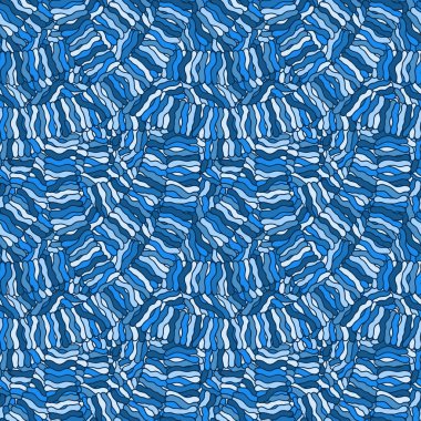 Kusursuz el yapımı dalga deseni, dalgalı arkaplan. 