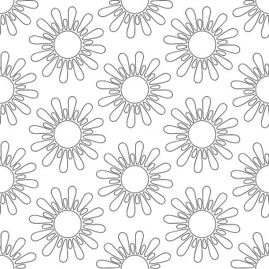 Mandala süsler ile soyut vintage sorunsuz arka plan. 