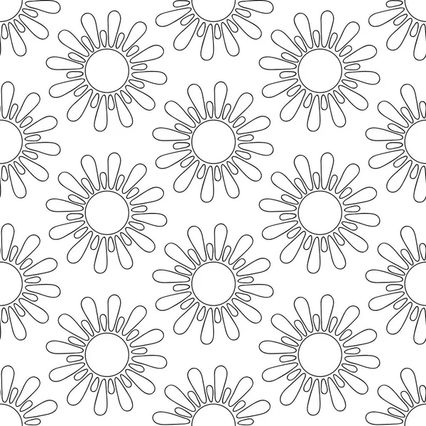 Mandala süsler ile soyut vintage sorunsuz arka plan. 