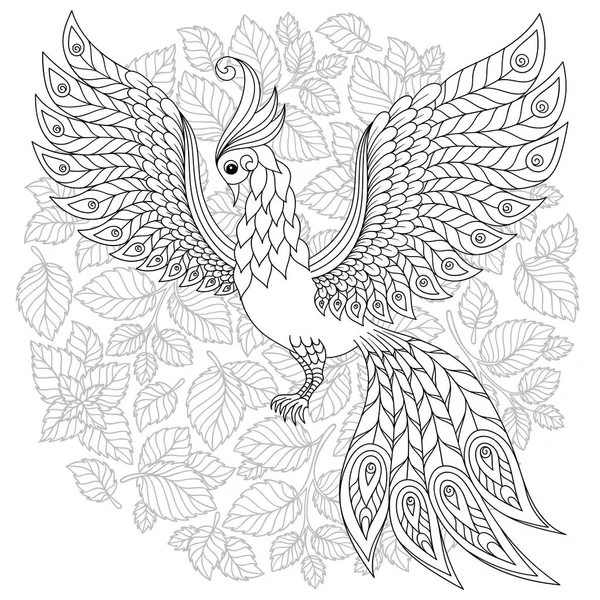   Anti stres Boyama Page yüksek ayrıntılarla için Firebird.