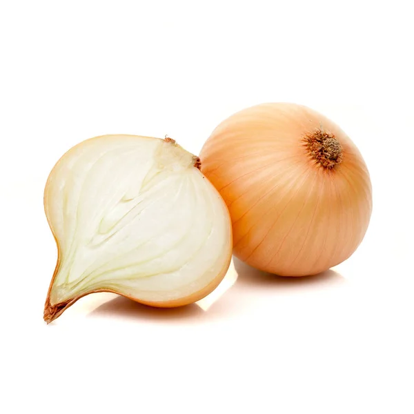 Sliced onion isolated on white background — Stock Photo, Image