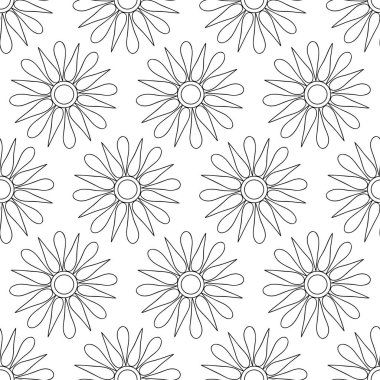 Mandala süsler ile soyut vintage sorunsuz arka plan. 