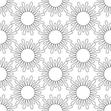 Mandala süsler ile soyut vintage sorunsuz arka plan. 