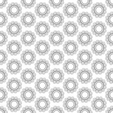 Mandala süsler ile soyut vintage sorunsuz arka plan. 