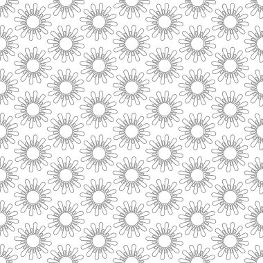 Mandala süsler ile soyut vintage sorunsuz arka plan. 