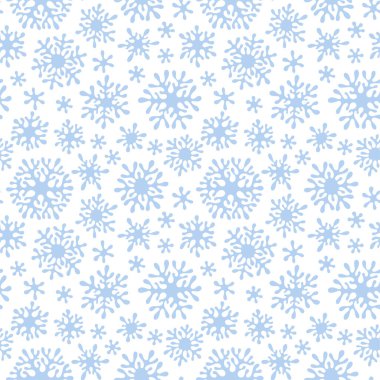 Noel sorunsuz doodle desen kar taneleri ile