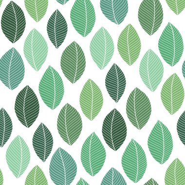 güzel bahar yaprakları seamless modeli