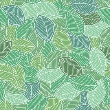 güzel bahar yaprakları seamless modeli