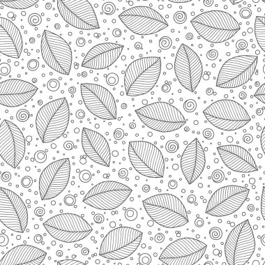 Yetişkinler için boyama kitabı sayfası, doodle. 