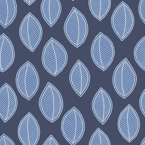 Blå färg sömlösa mönster — Stock vektor