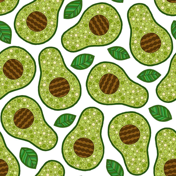 Avokado desen geometrik sorunsuz.