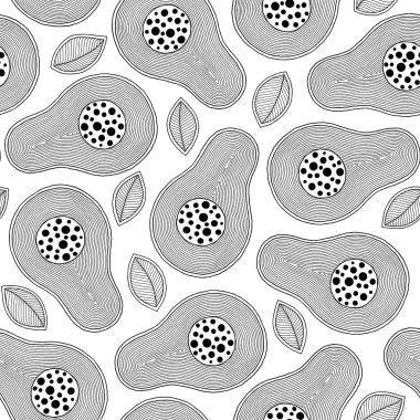 Avokadolar kusursuz desen. 