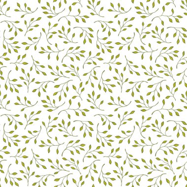 Doğa el çizimi kusursuz desen.  