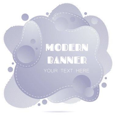 Akan sıvı şekilli gradyan soyut afiş. Bir logo, el ilanı veya sunum dizaynı için şablon. 