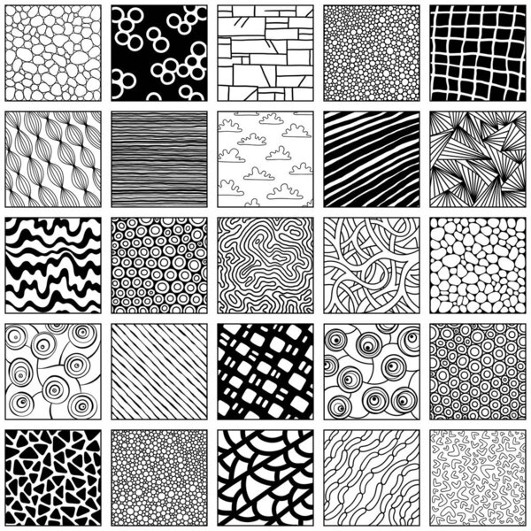 Ручной рисунок текстур. Большая художественная коллекция элементов дизайна: графические узоры, геометрические орнаменты, абстрактные линии, племенные символы, выполненные чернилами. Изолированное векторное множество
.