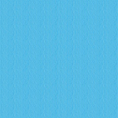 Örgü ören mavi, pürüzsüz desen. Örgü kumaş şeklinde soyut süs arkaplanı. Biçimlendirilmiş iplik ya da saç stili yakın plan