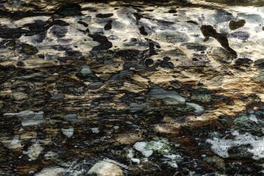 Tasarım için koyu kahverengi arkaplan, makro resim dokusu