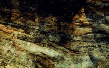 Eski ahşap doku, koyu turuncu arka plan.