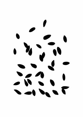 Siyah ve beyaz çizim. Desen tasarım