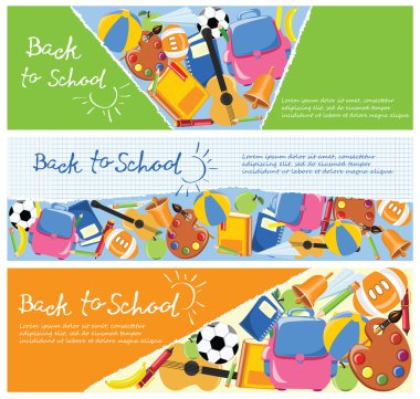 boş alan ile okul posterler geri