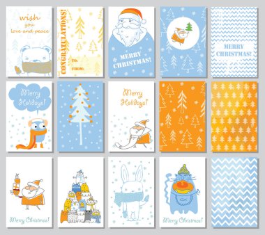 Yılbaşı tebrik kartları koleksiyonu