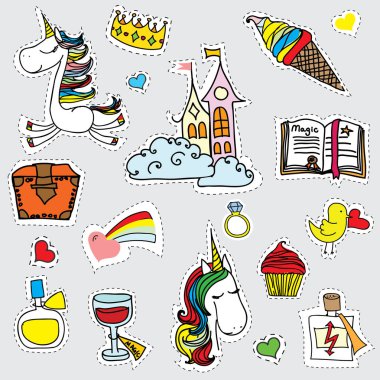 Çizgi film çizgi roman tarzı etiketleri kümesi 