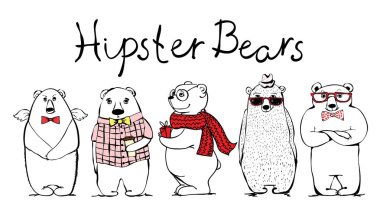 Serin harika ayılar. 