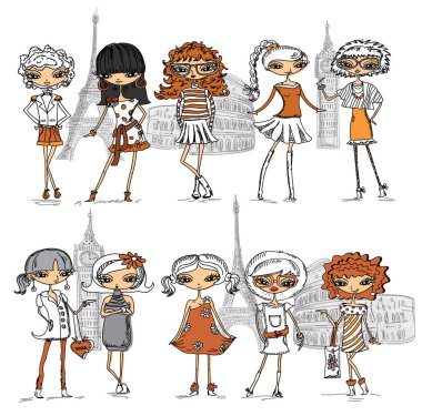 Şirin şık moda kızlar dizi