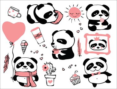 pandalar seamless modeli