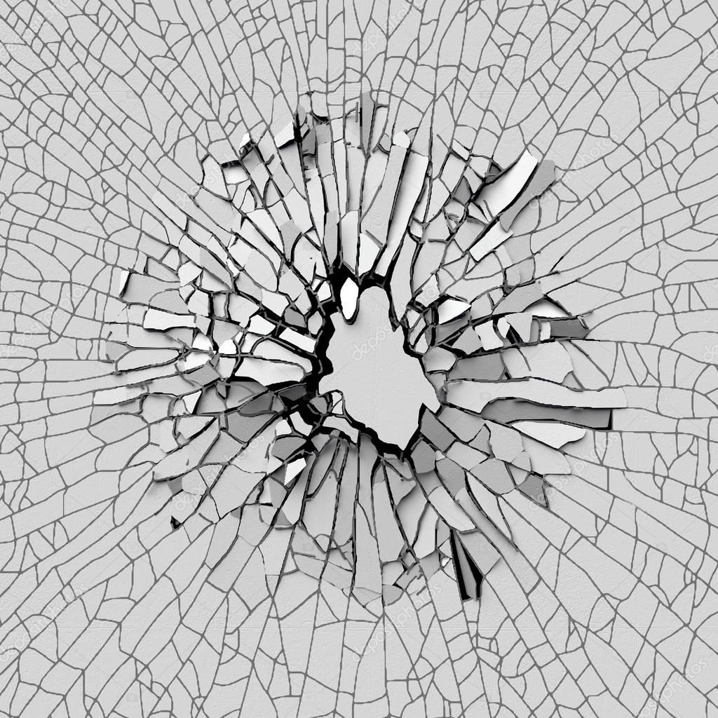 Abstract broken wall — Stock Photo © 132717512