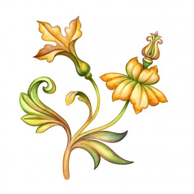 Sulu Boya resimde arka plan