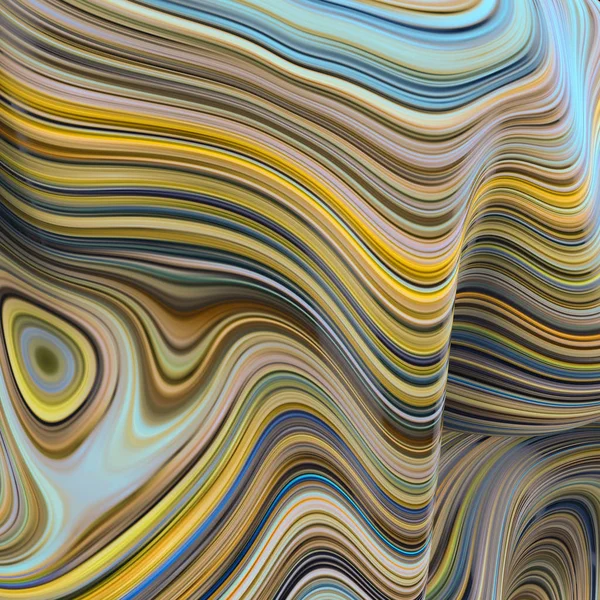 3D render, arka plan, çok renkli dalgalı çizgiler, düz şekilleri, delik, makro doku