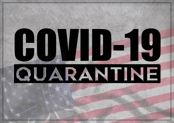 Covid Quarantine Prevention Concept Coronavirus Outbreak Pandemic Text Writed Background — Stock Photo, Image