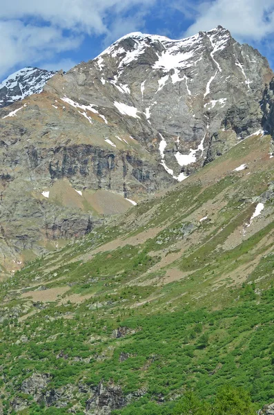 Punta Fontanella en el Valle de Valpelline — Foto de Stock