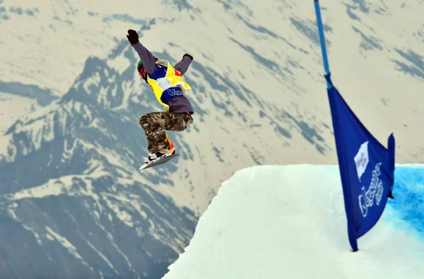 Coppa del mondo di snowboard — Foto Stock