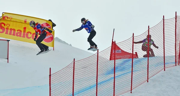 Coppa del mondo di snowboard — Foto Stock