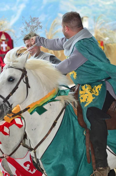 Saillon-Mittelalterfest — Stockfoto